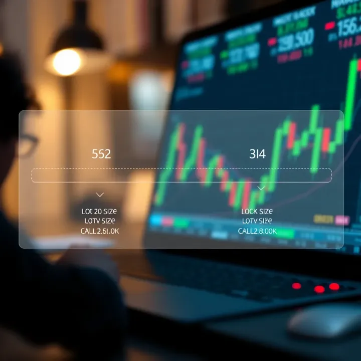 Integrating Lot Size Calculations into Risk and Trading Psychology Diagram illustrating the integration of lot size calculations into trading risk and psychology strategies