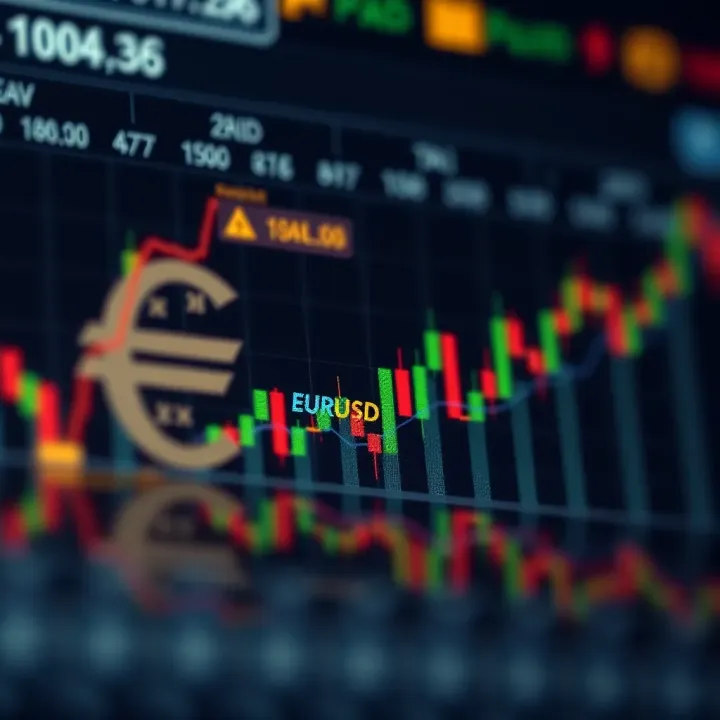 Key Macroeconomic Factors Influencing EUR/USD Movement Graph depicting macroeconomic factors impacting EUR/USD currency pair
