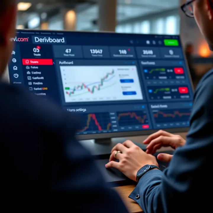 Dashboard overview showing account management features and security settings