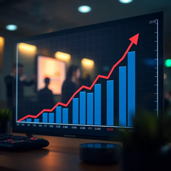 Graph illustrating strategies to maximize earnings through the Quotex affiliate program with upward trends