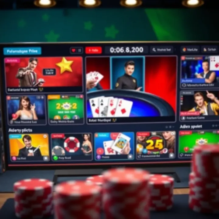Poker Option online platform showcasing various poker game modes and player options