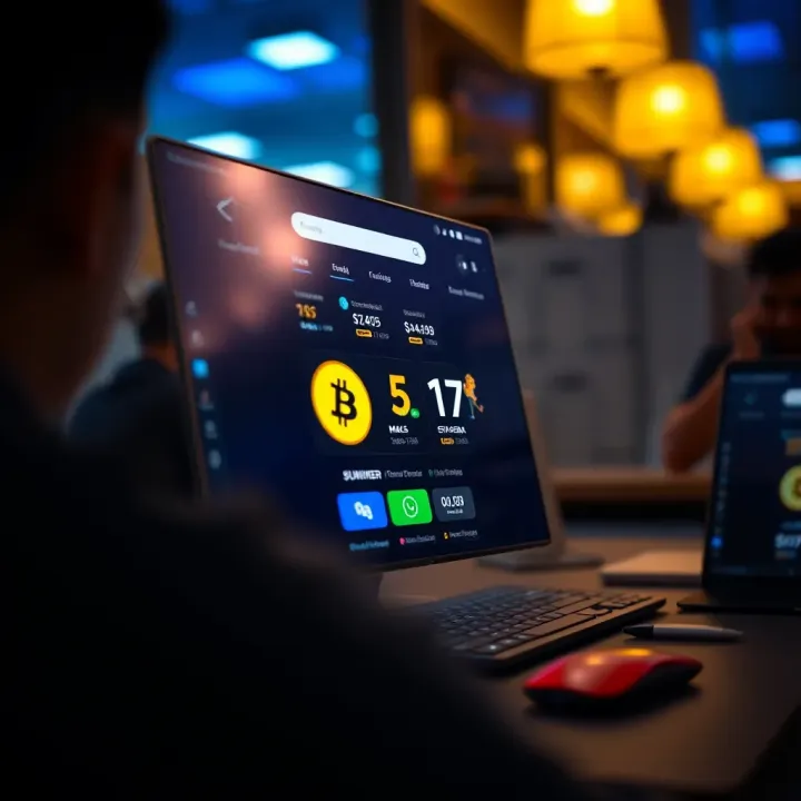 User interface of a recommended cryptocurrency platform for buying Solana securely in Colombia