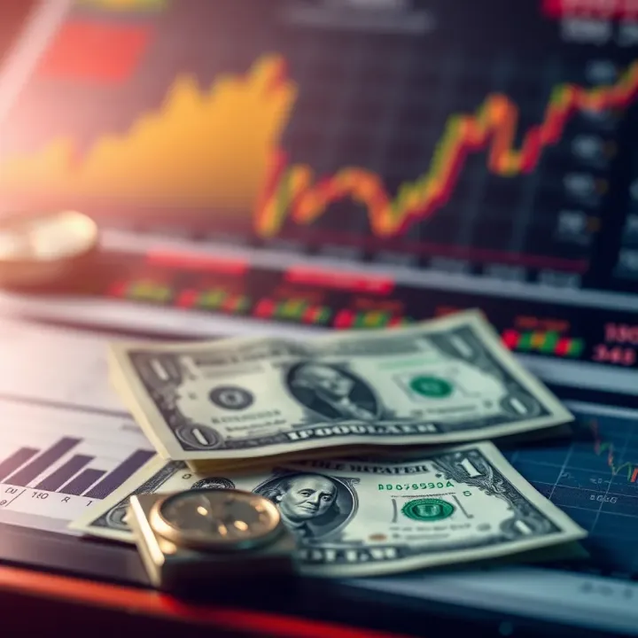 Economic Variables Affecting the Dollar Projection and Colombian Economy Financial charts and data illustrating economic factors affecting currency value in Colombia