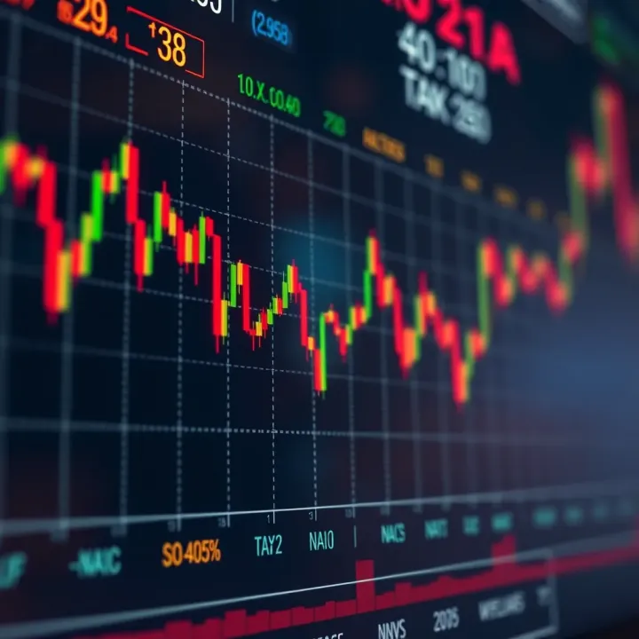 Graphical representation of a synthetic index combining multiple economic indicators