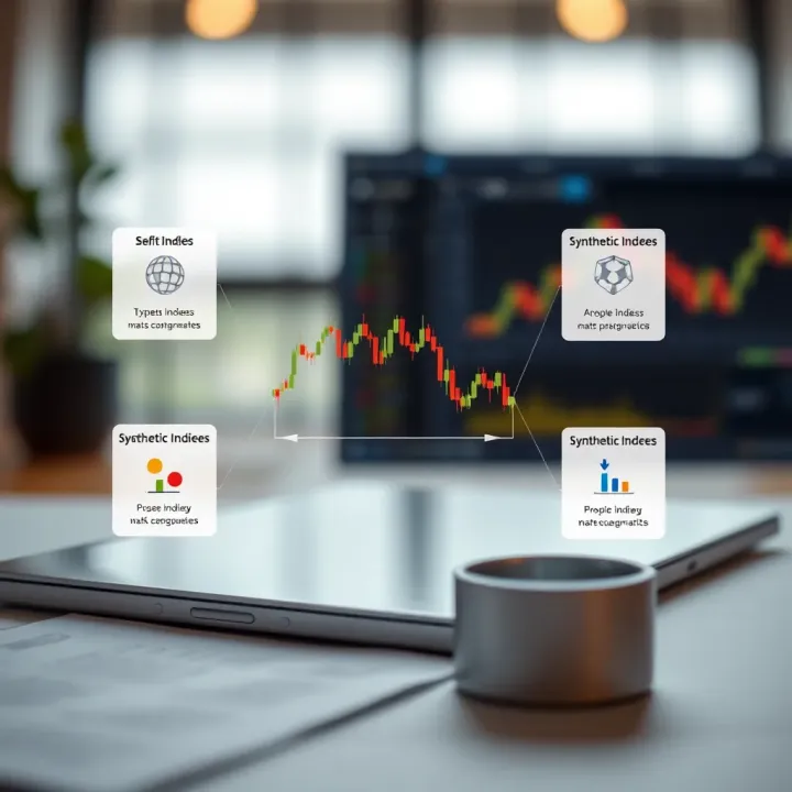 Practical Uses of Synthetic Indices in Data Analysis Diagram showing practical applications of synthetic indices in economic and financial data analysis