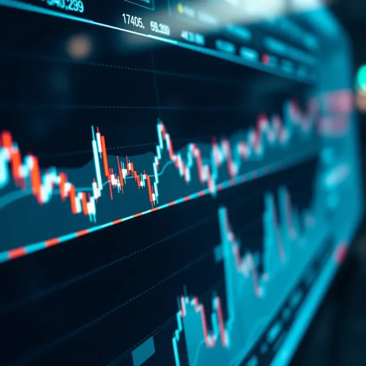Graph showing the dynamic fluctuations of synthetic indices in financial markets