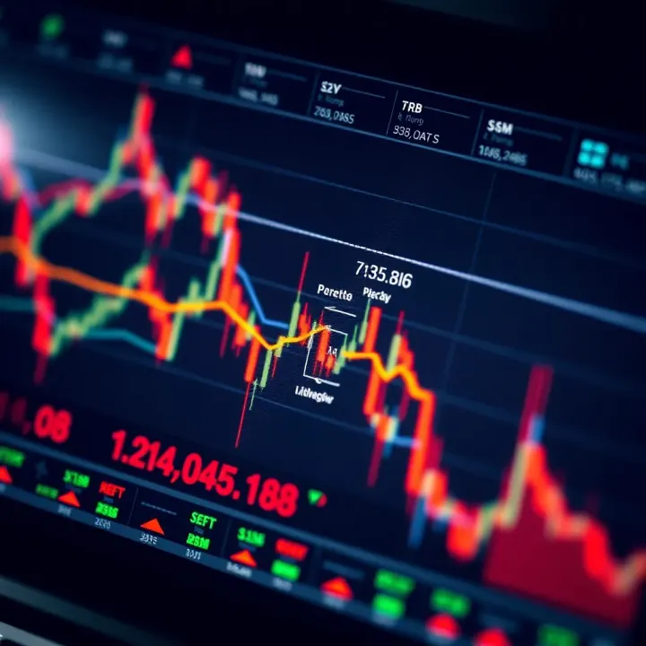 Graph depicting key technical indicators used to identify bullish divergence and potential upward price reversals