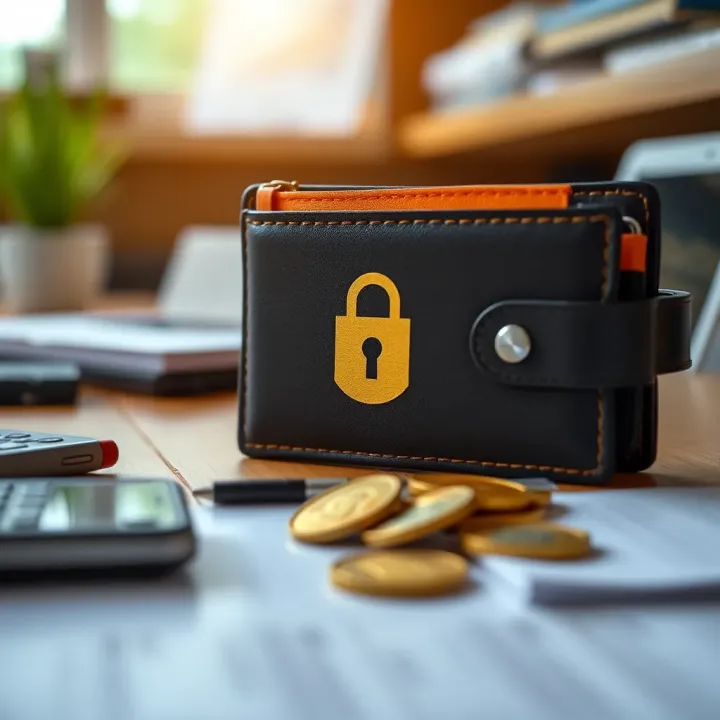 Digital Wallet and Secure Transactions Emphasizing Account Considerations Conceptual graphic showing a digital wallet and secure transactions highlighting key considerations before opening a funding account