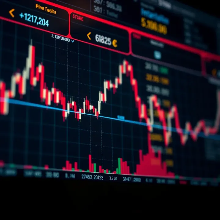 Line chart showing price declining while technical indicator rises, illustrating bullish divergence in financial market