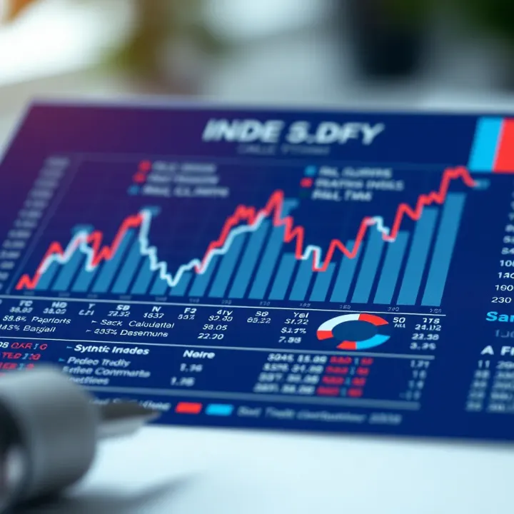 Calculation Methods and Applications of Synthetic Indices Diagram illustrating calculation methods and practical applications of synthetic indices in different sectors