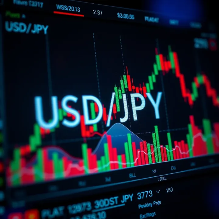 USD to JPY currency exchange rate chart showing recent market trends