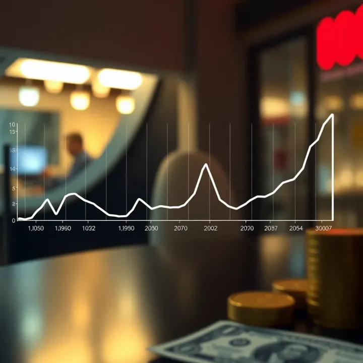 Historical Trends of US Dollar to Colombian Peso Exchange Rate Graph showing the historical fluctuations of the US dollar against the Colombian peso over time